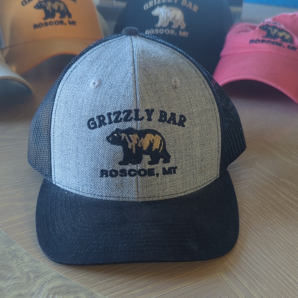 🛍️Grizzly Bar Roscoe MT Trucker Hat